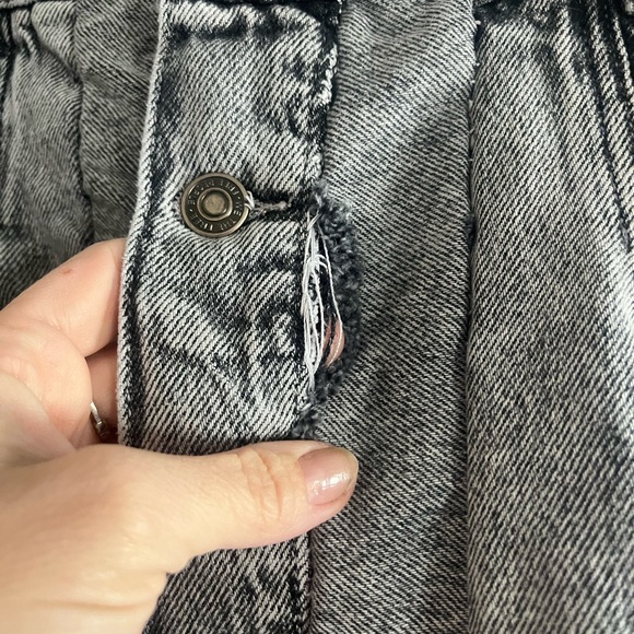 Denim Button-Up Skirt - Picture 3 of 9